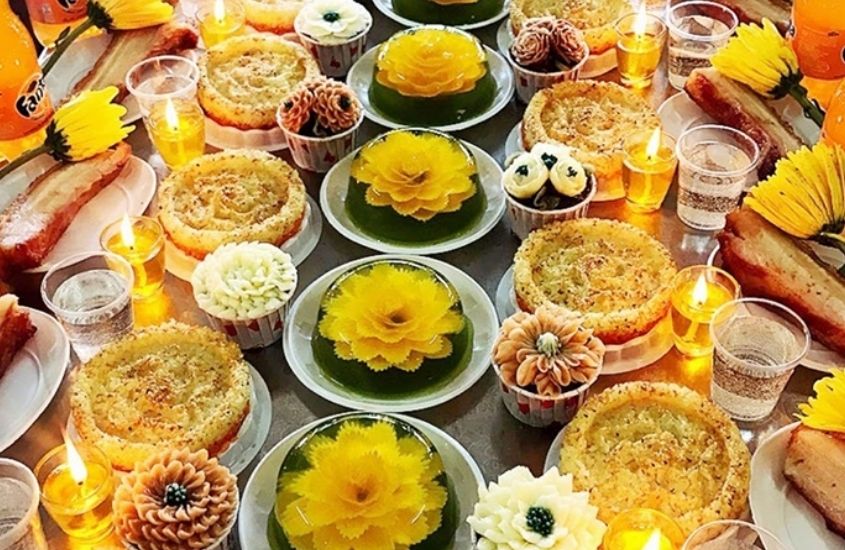 Lễ đầy tháng sẽ gồm hai mâm cúng chính Lễ đầy tháng sẽ gồm hai mâm cúng chính