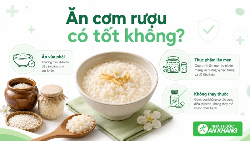 Cơm rượu có thể dùng như món ăn truyền thống trong Tết Đoan Ngọ nếu ăn lượng vừa phải