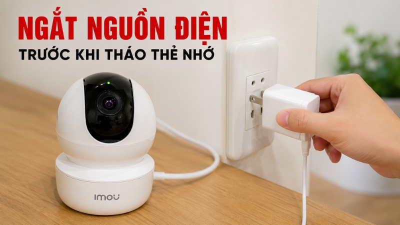 Ngắt nguồn điện thiết bị