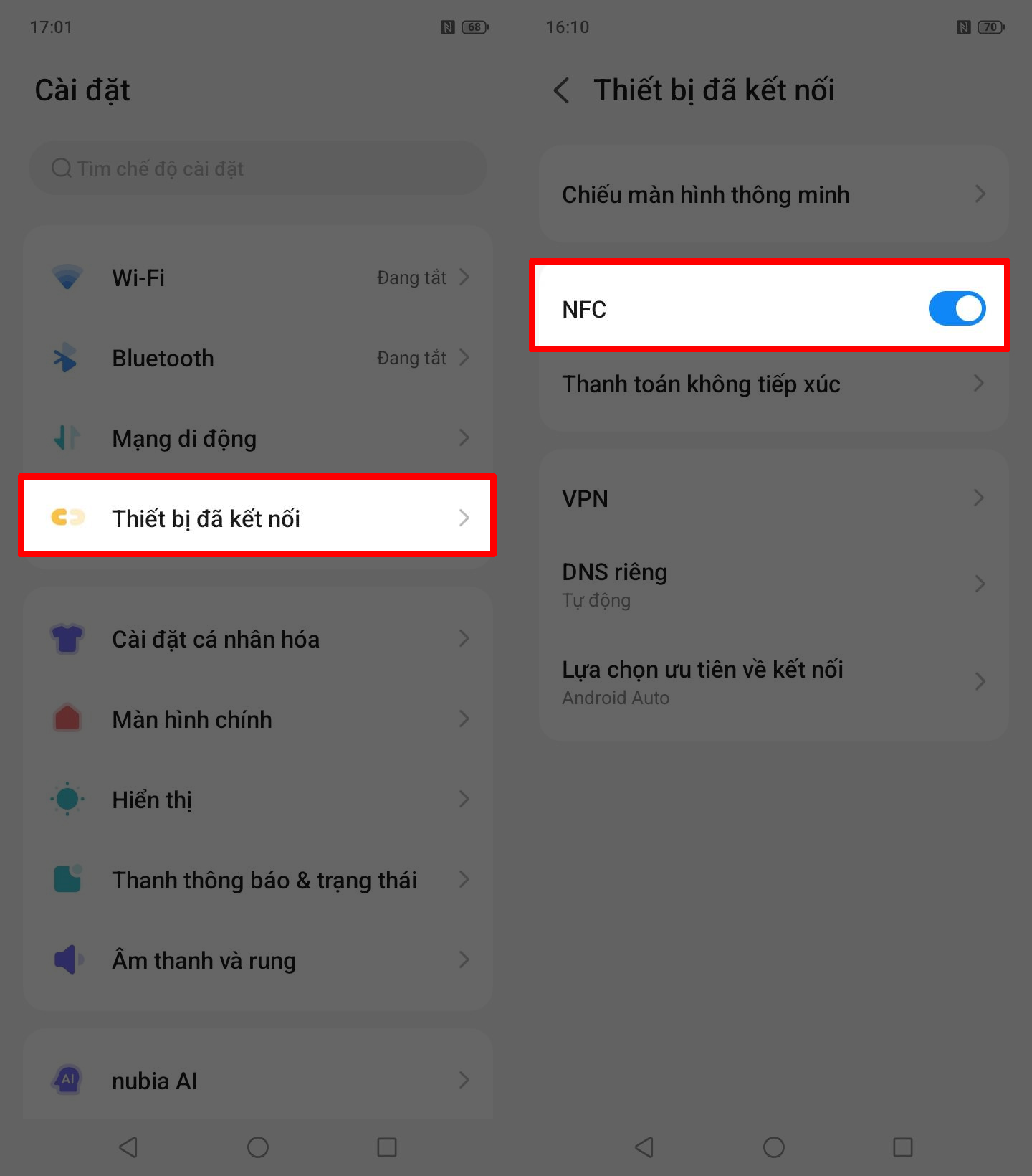 Cách bật NFC trên Nubia V80 Max | V80 Design Cách bật NFC trên Nubia V80 Max | V80 Design