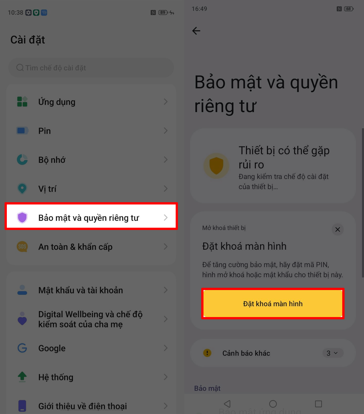 Cách cài mật khẩu màn hình trên Nubia V80 Max | V80 Design Cách cài mật khẩu màn hình trên Nubia V80 Max | V80 Design