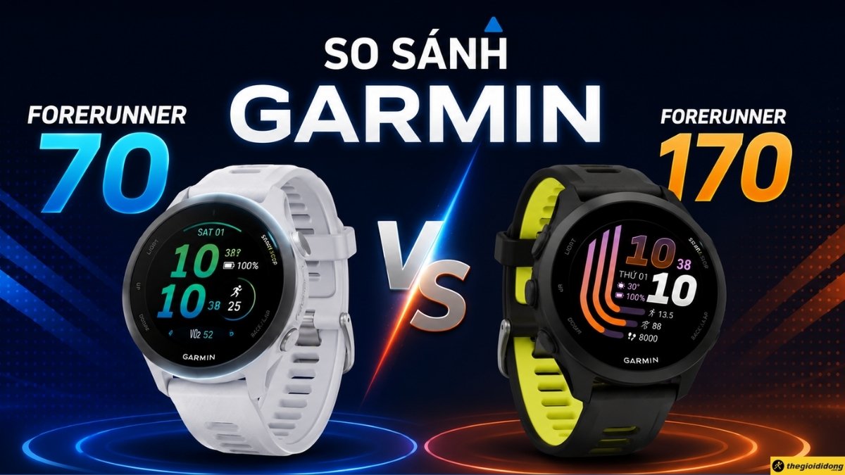 Garmin Forerunner 70 và Forerunner 170 Garmin Forerunner 70 và Forerunner 170
