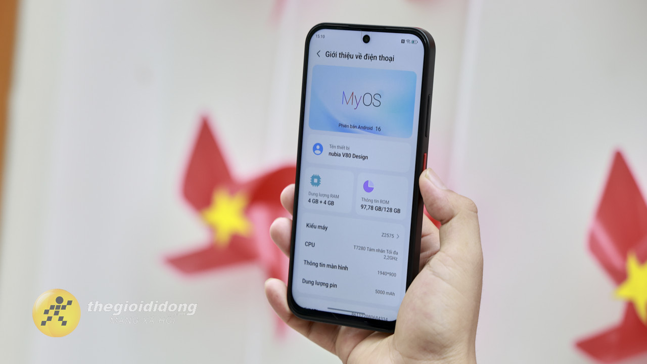 Trên tay Nubia V80 Design: Thiết kế có độ hoàn thiện cao, chip UNISOC T7280, pin 5.000 mAh Trên tay Nubia V80 Design: Thiết kế có độ hoàn thiện cao, chip UNISOC T7280, pin 5.000 mAh