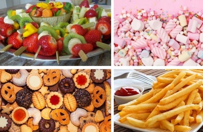 Màu sắc giúp bàn tiệc sinh động và trẻ hào hứng hơn