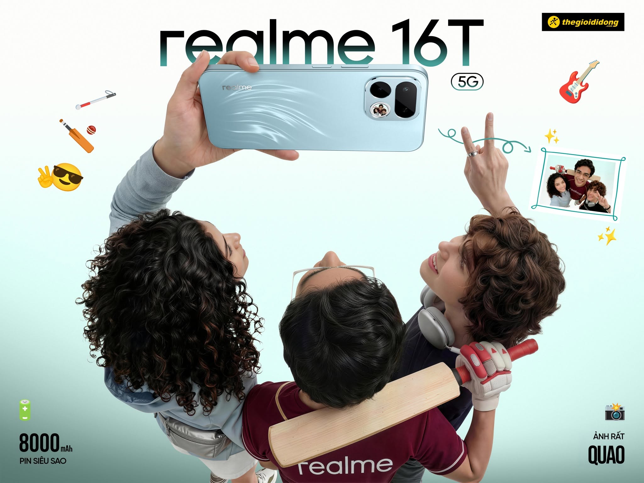 Hotsale mở bán realme 16T, giảm 300K hoặc tặng PMH 350K, tặng SIM data 5G đến 300 GB Hotsale mở bán realme 16T, giảm 300K hoặc tặng PMH 350K, tặng SIM data 5G đến 300 GB