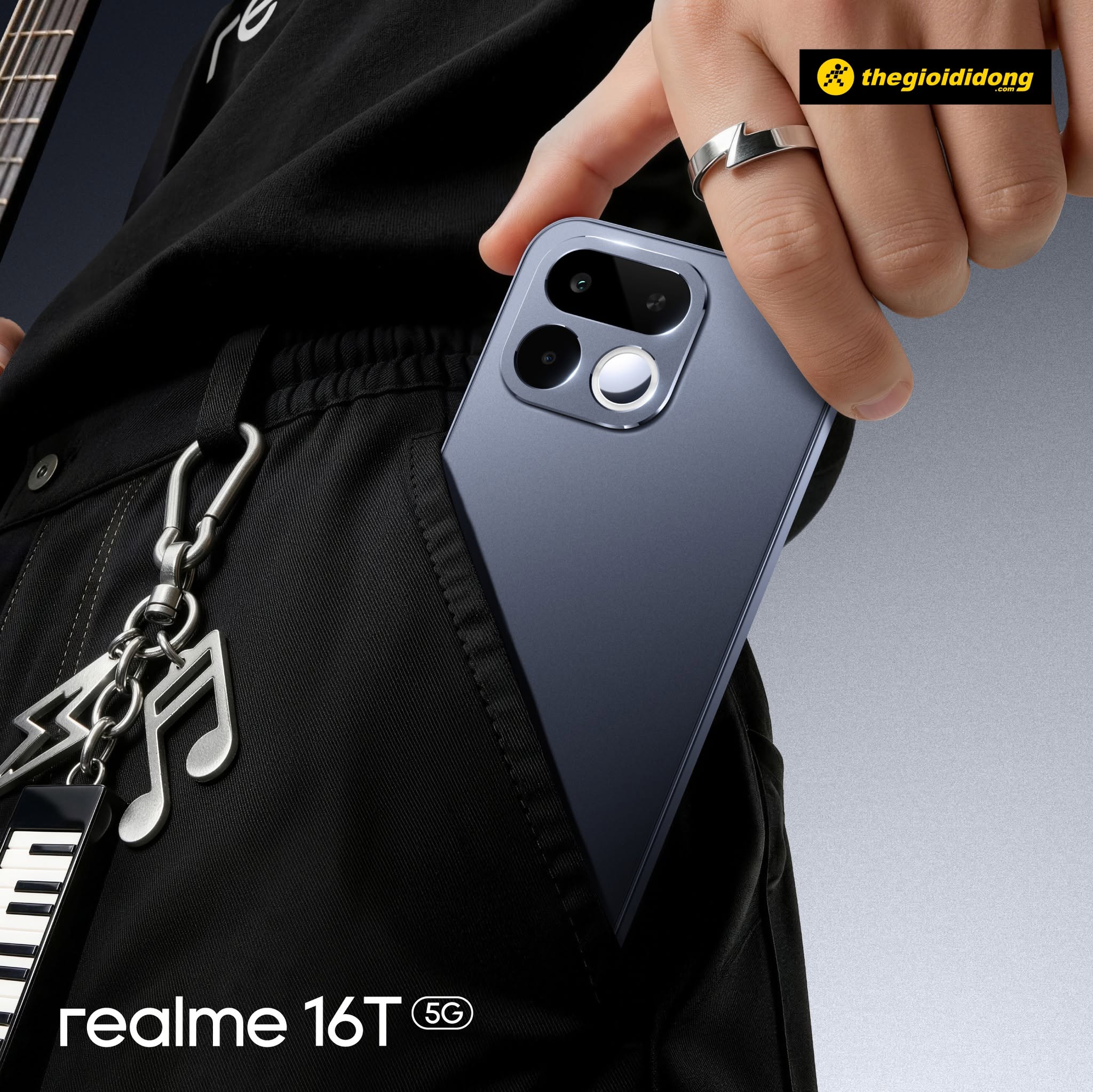 Hotsale mở bán realme 16T, giảm 300K hoặc tặng PMH 350K, tặng SIM data 5G đến 300 GB Hotsale mở bán realme 16T, giảm 300K hoặc tặng PMH 350K, tặng SIM data 5G đến 300 GB