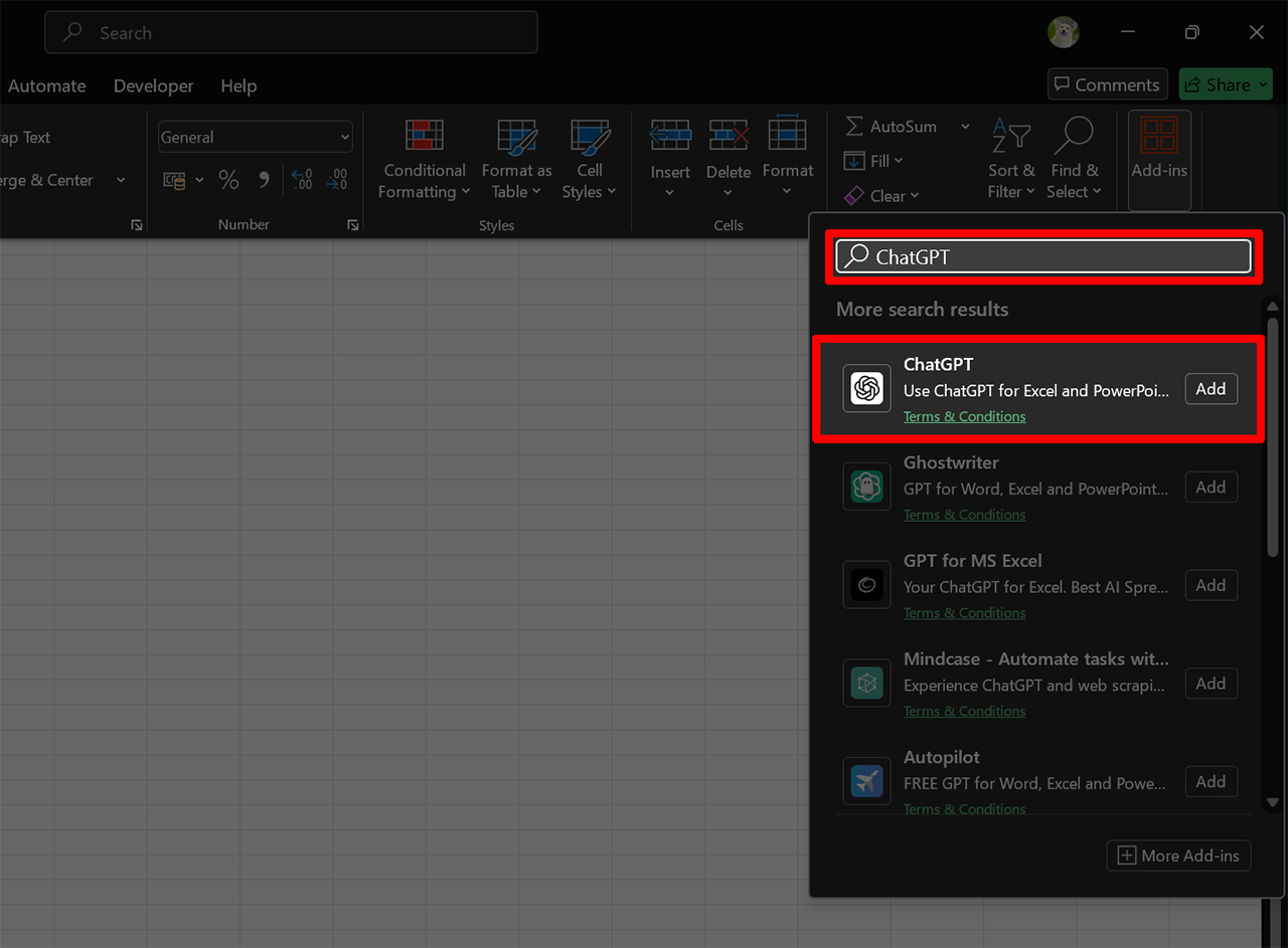 Cách tích hợp ChatGPT vào Excel Cách tích hợp ChatGPT vào Excel