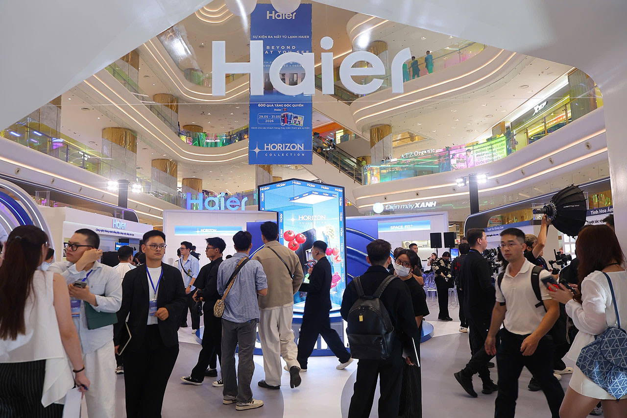 Haier trình làng bộ sưu tập tủ lạnh cao cấp Haier Horizon Không gian sự kiện