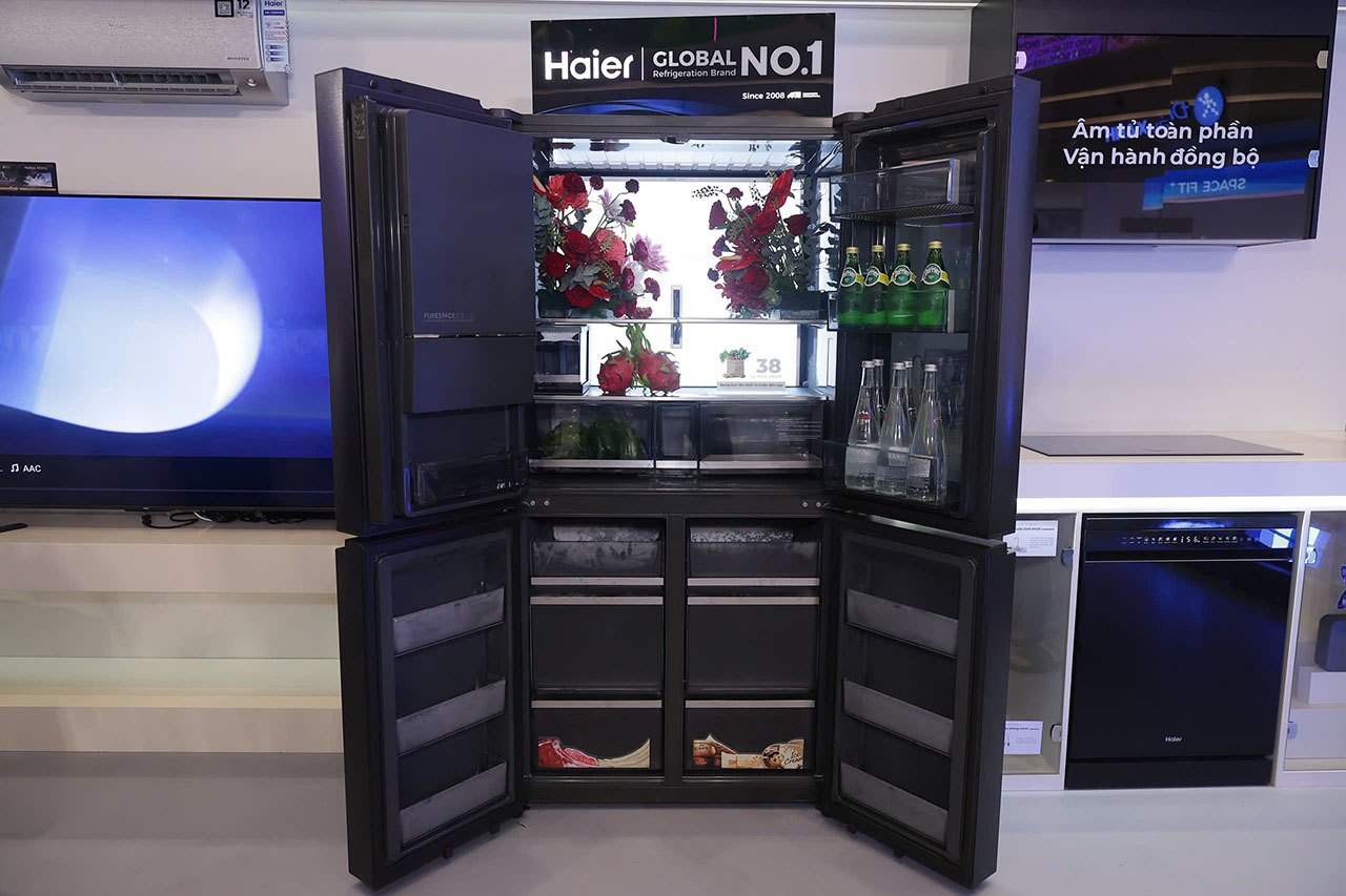 Haier trình làng bộ sưu tập tủ lạnh cao cấp Haier Horizon Tủ lạnh Haier 638L HM800ASWMBVNU1
