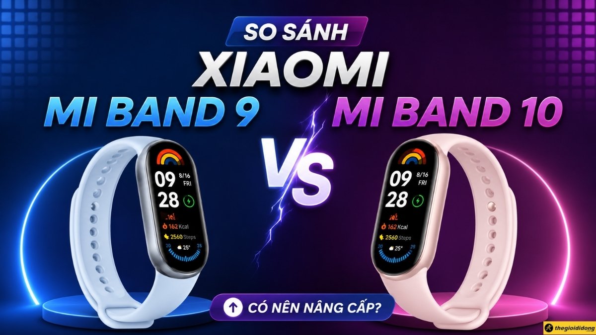 Xiaomi Mi Band 10 với Mi Band 9 Xiaomi Mi Band 10 với Mi Band 9