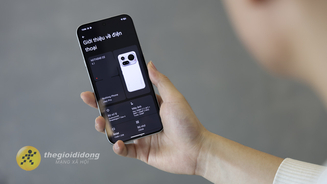 Cấu hình của Nothing Phone (4a) Pro Cấu hình của Nothing Phone (4a) Pro