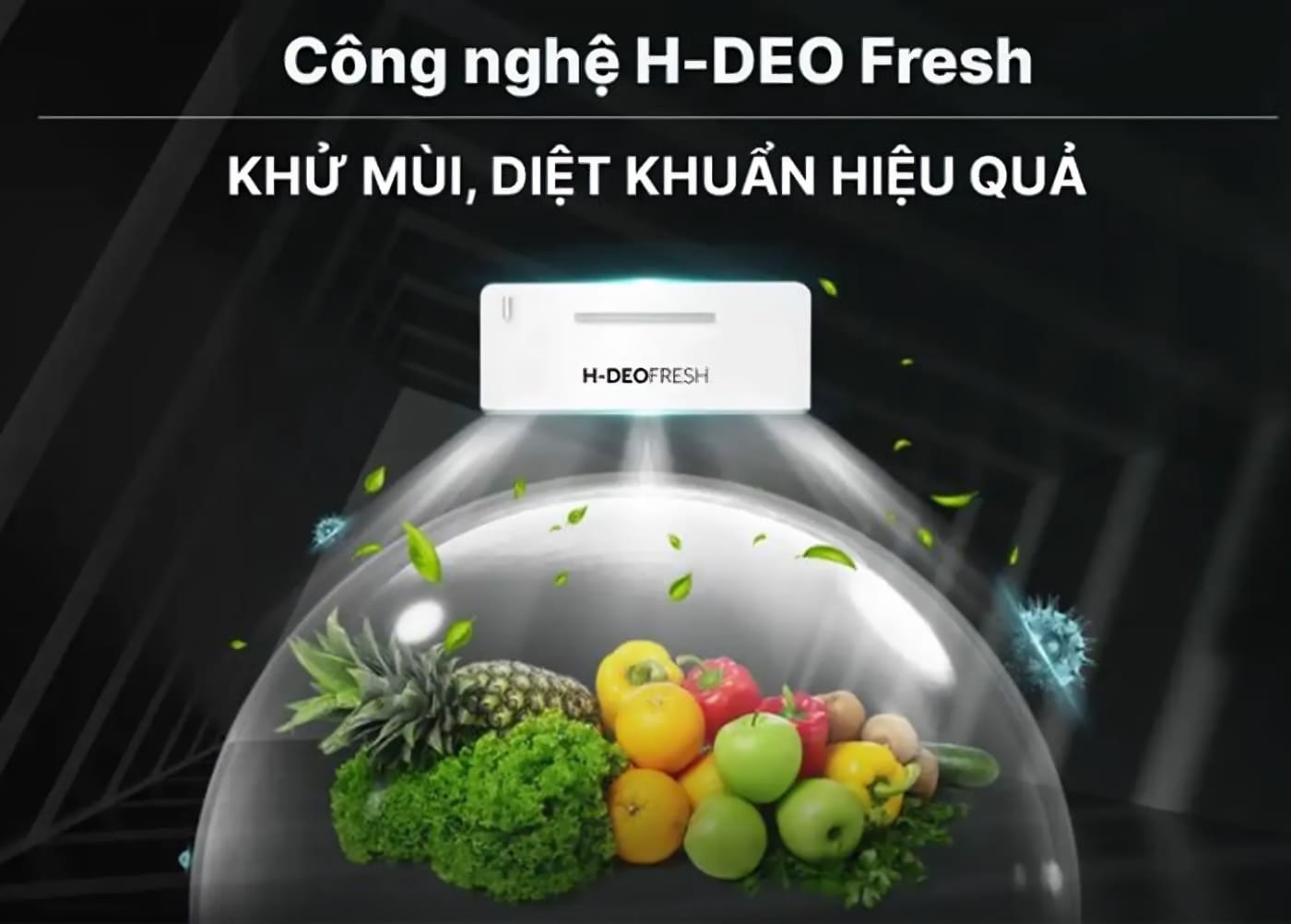 Công nghệ kháng khuẩn H-DEO Fresh trên tủ lạnh Haier
