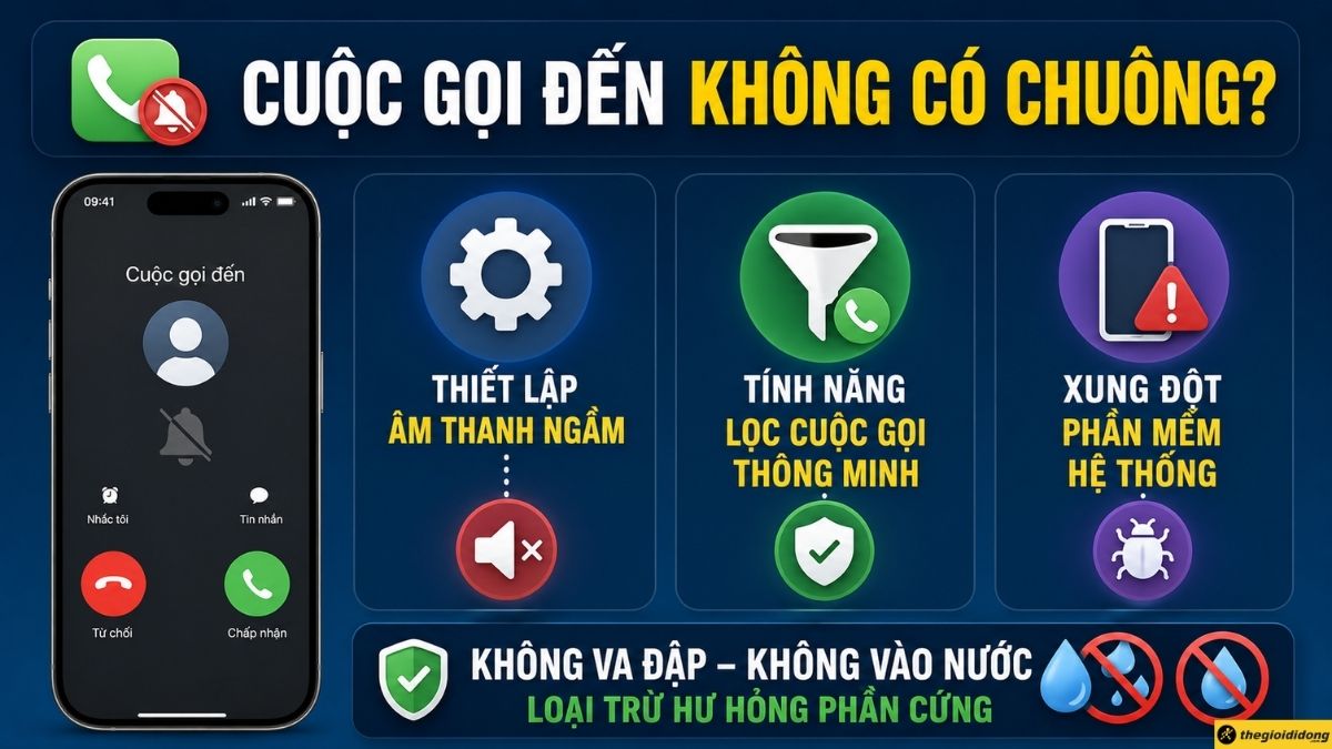 Cuộc gọi đến không có chuông trên iPhone Cuộc gọi đến không có chuông trên iPhone