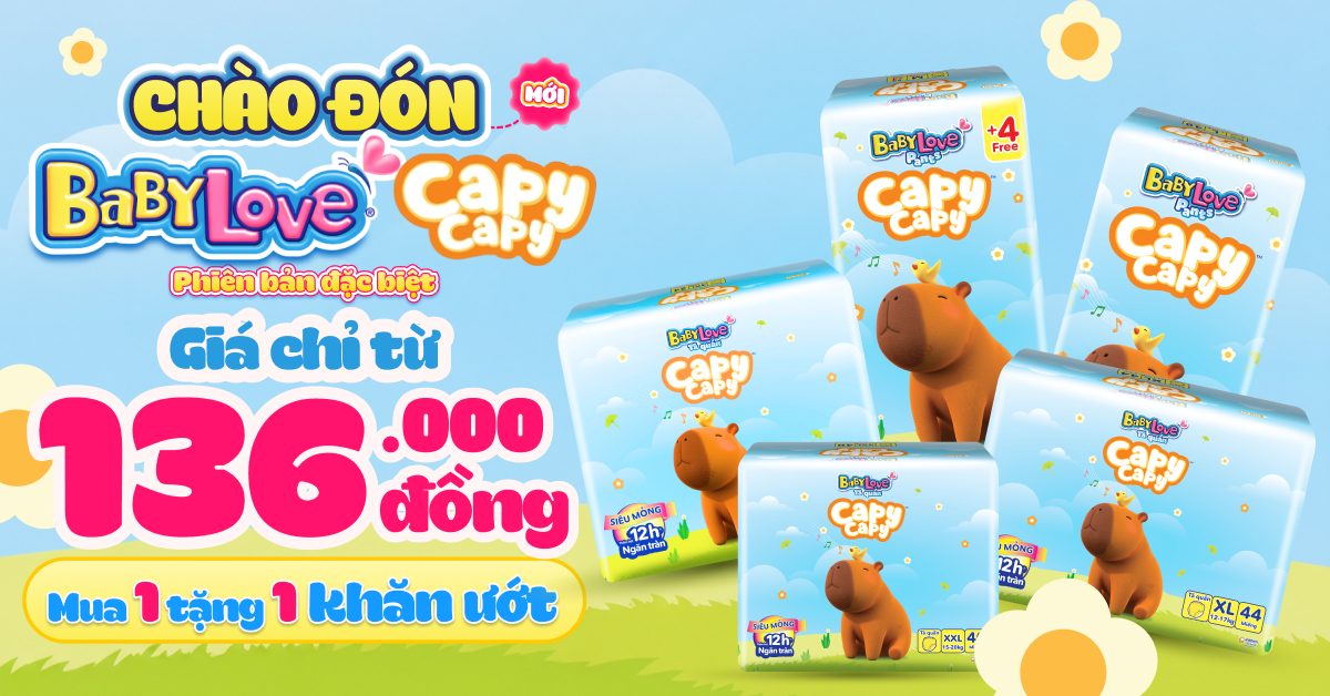 Ra mắt tã quần BabyLove phiên bản đặc biệt