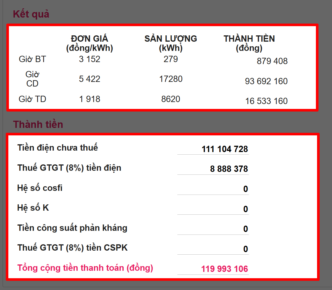 Cách tính tiền điện trong 1 tháng mới nhất Cách tính tiền điện trong 1 tháng mới nhất