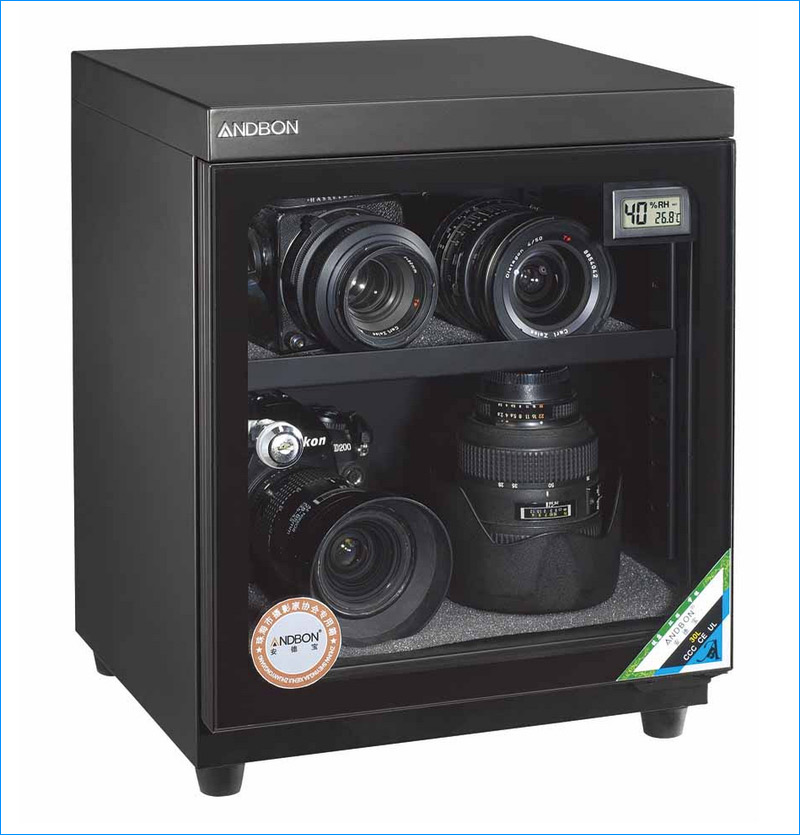 Andbon AB-30C dung tích 30 lít phù hợp người dùng phổ thông cần tủ chống ẩm cơ bản để bảo quản máy ảnh và ống kính