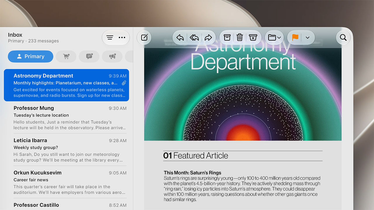 Apple ra mắt macOS 27 Thiết kế