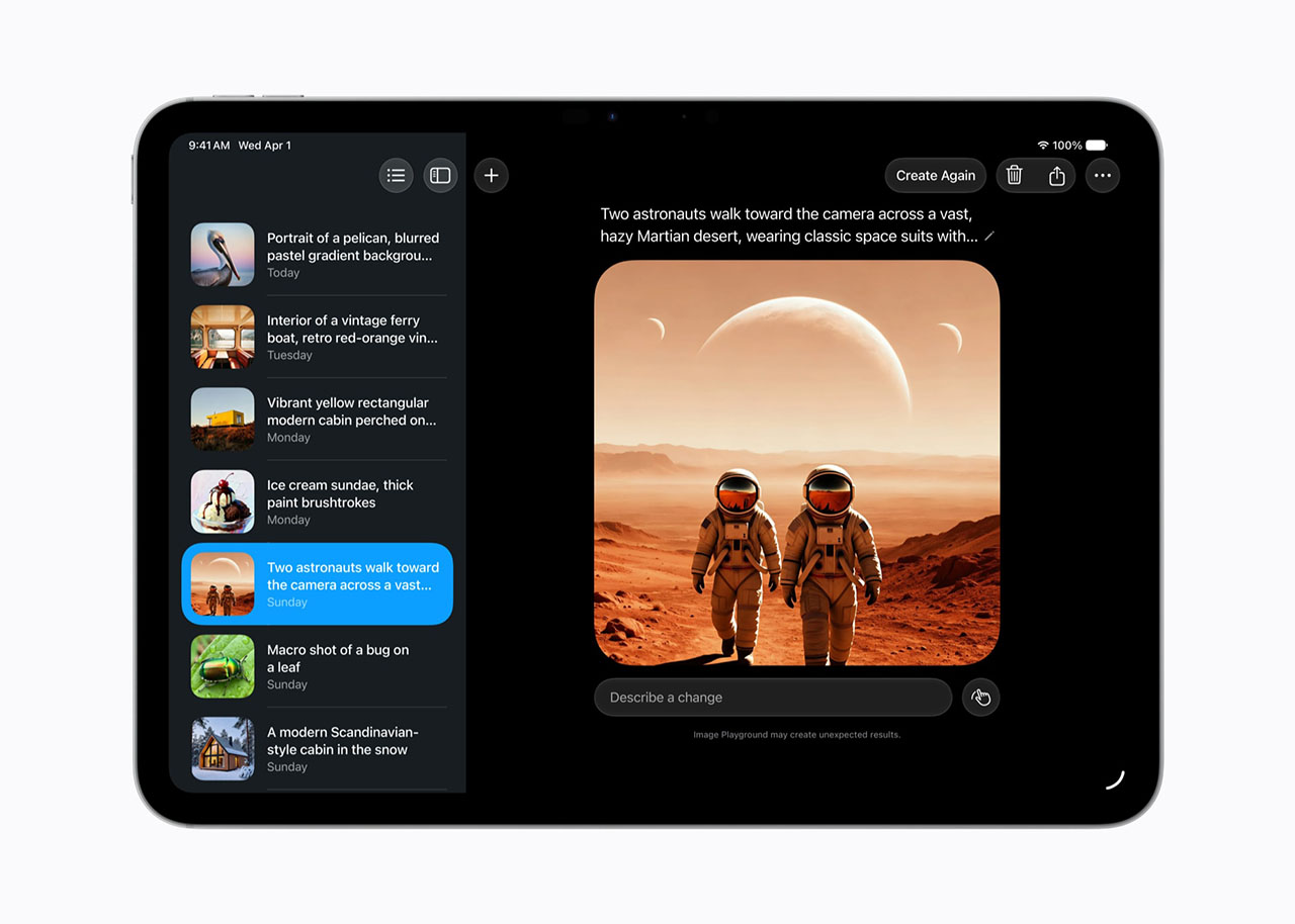 Apple chính thức trình làng iPadOS 27 Image Playground