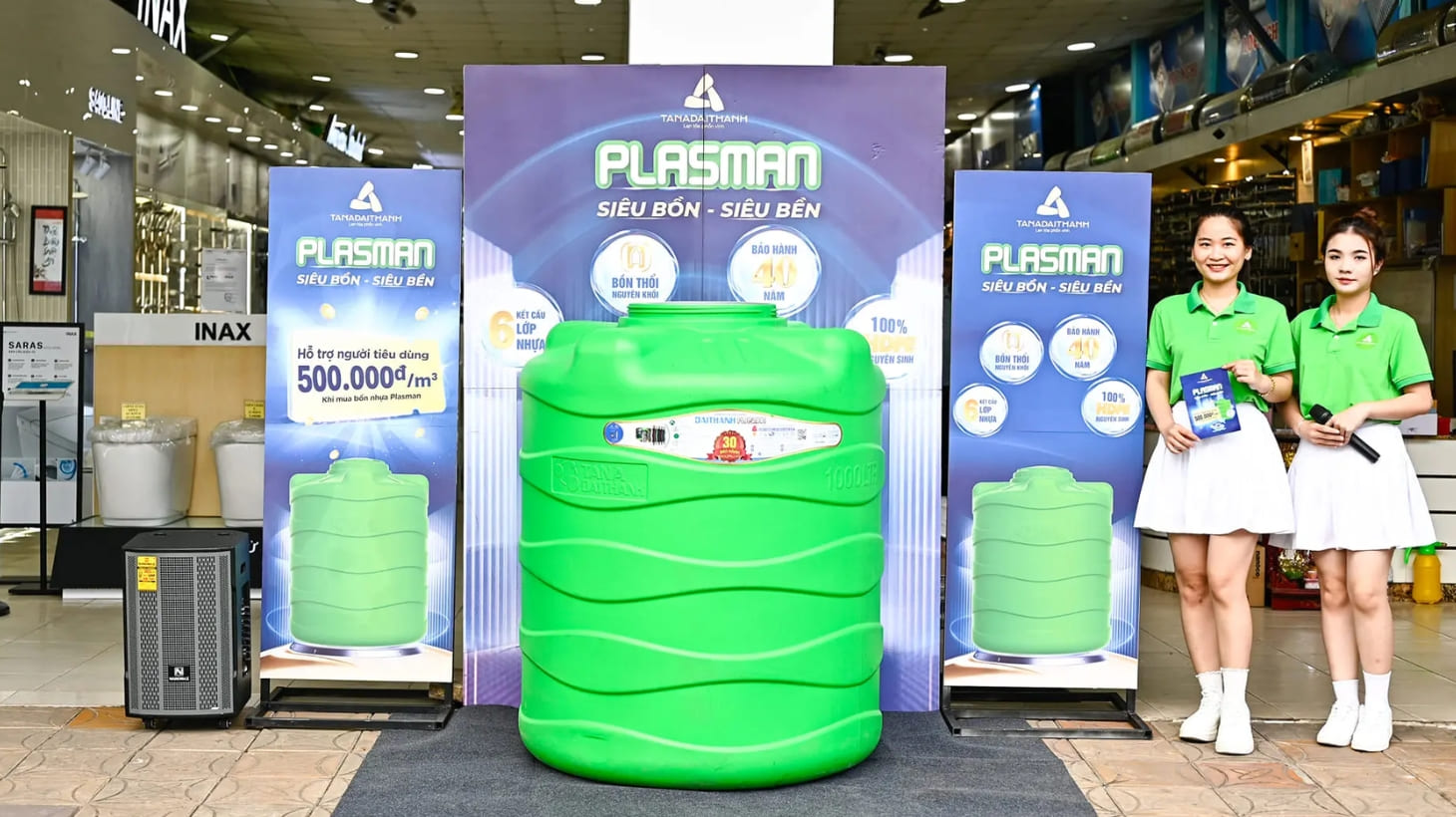 Hình ảnh bồn nước Đại Thành bằng nhựa Plasman