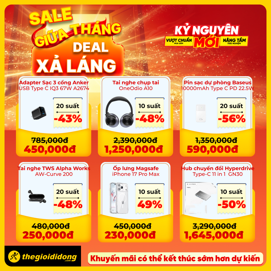 Điểm danh loạt deal hot không thể bỏ qua