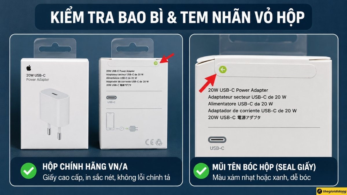 Kiểm tra bao bì và tem nhãn vỏ hộp Kiểm tra bao bì và tem nhãn vỏ hộp