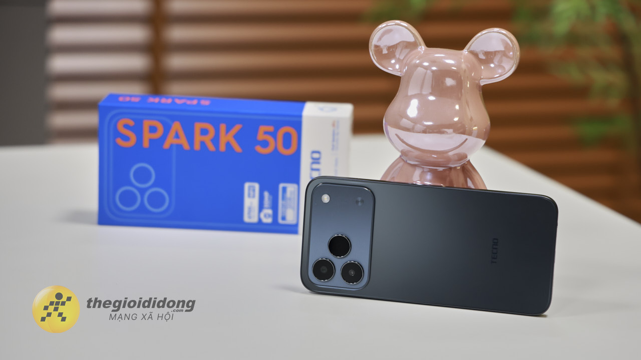 Trên tay TECNO Spark 50: Thiết kế quen quen, chip Helio G81 ổn định và pin lớn 6.700 mAh