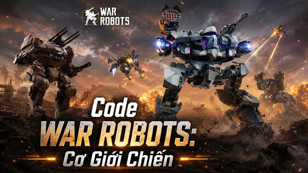 Code War Robots: Cơ Giới Chiến 06/2026 mới nhất, cách nhập code nhanh
