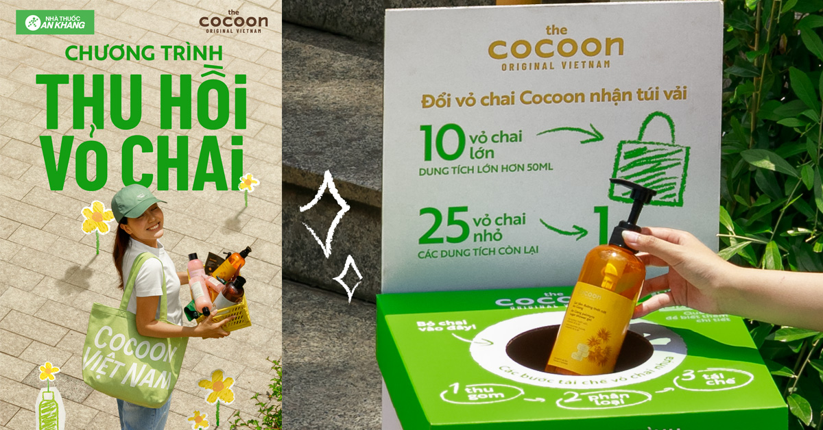 Thu hồi vỏ chai - Nhận túi xanh Cocoon 2026