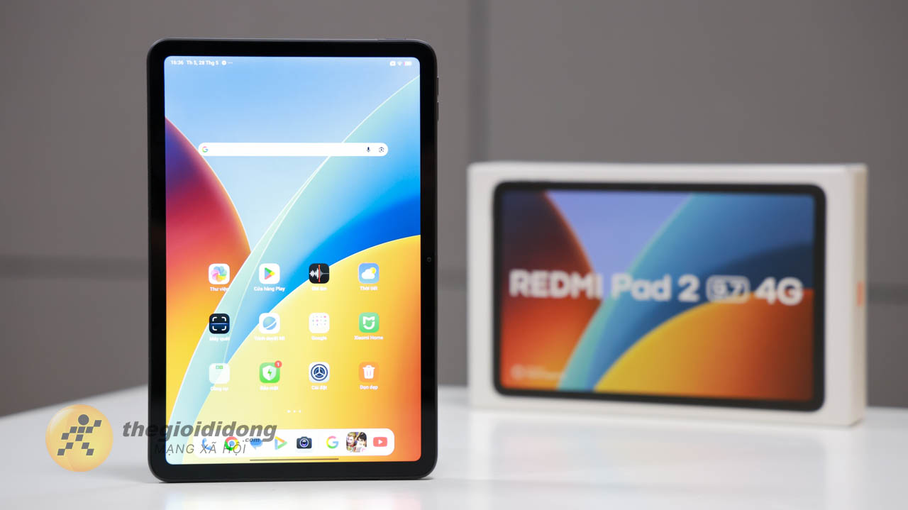 Trên tay Redmi Pad 2 9.7 inch: Thiết kế nhỏ gọn, Snapdragon 6s Gen 2 và pin 7.600 mAh