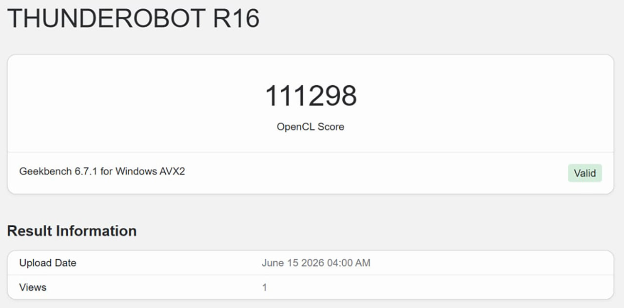 Geekbench OpenCL