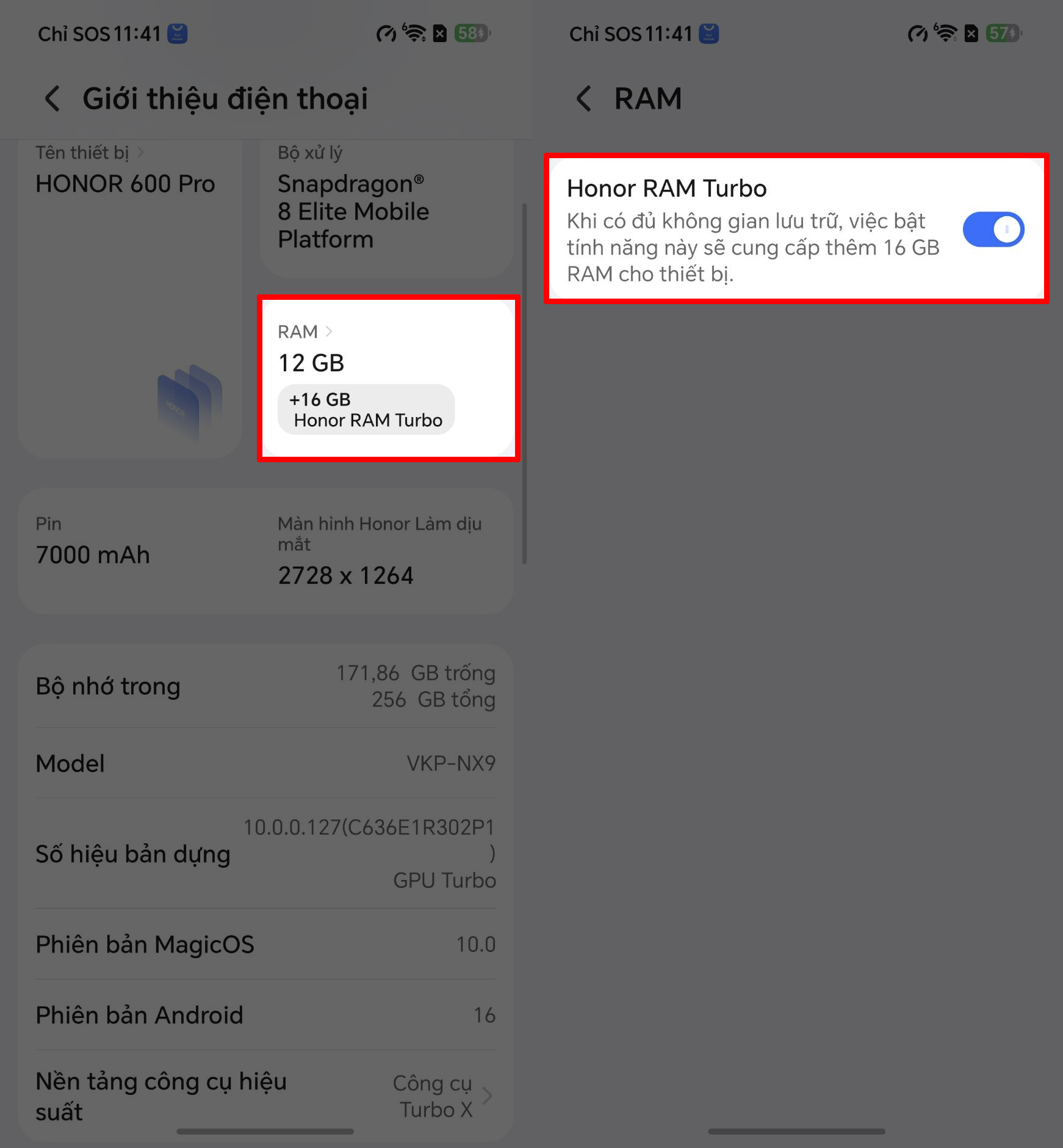 Cách mở rộng RAM trên HONOR 600 Series