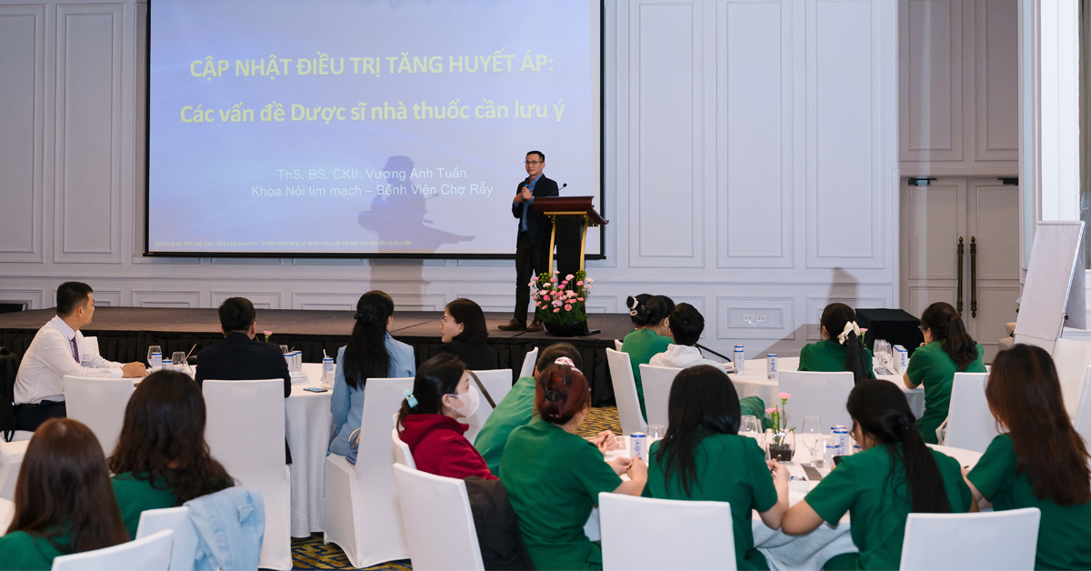 BS.CKII Vương Anh Tuấn chia sẻ cập nhật điều trị tăng huyết áp và vai trò của dược sĩ trong quản lý bệnh