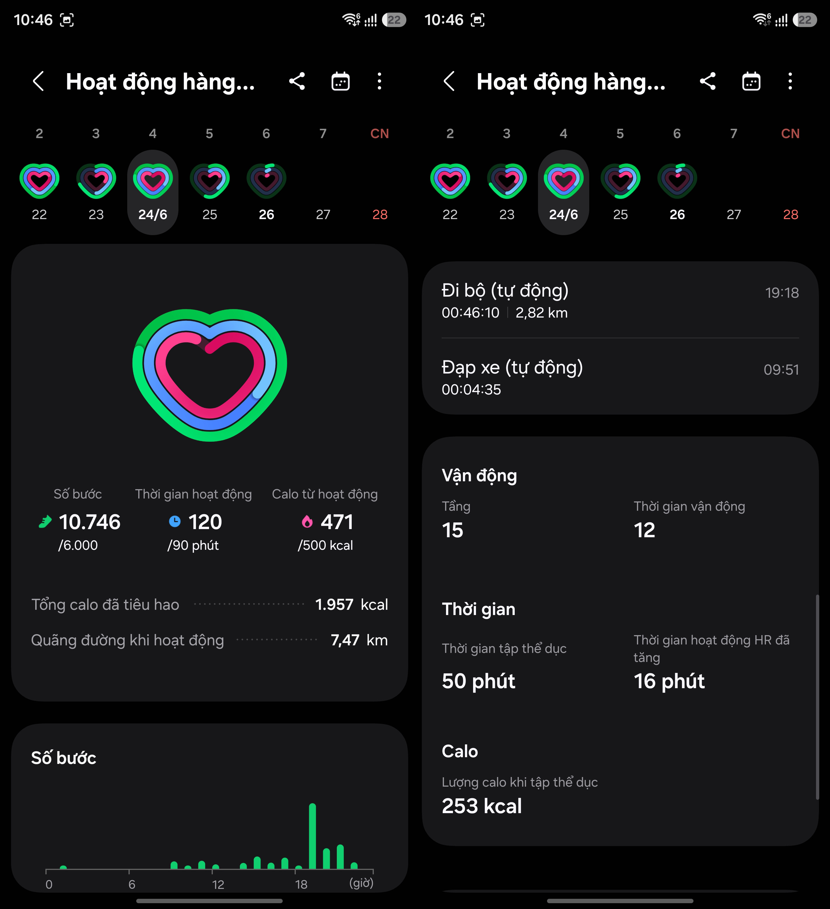 Sống khỏe mỗi ngày cùng Samsung Health