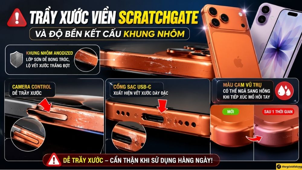 Trầy xước viền Scratchgate Trầy xước viền Scratchgate