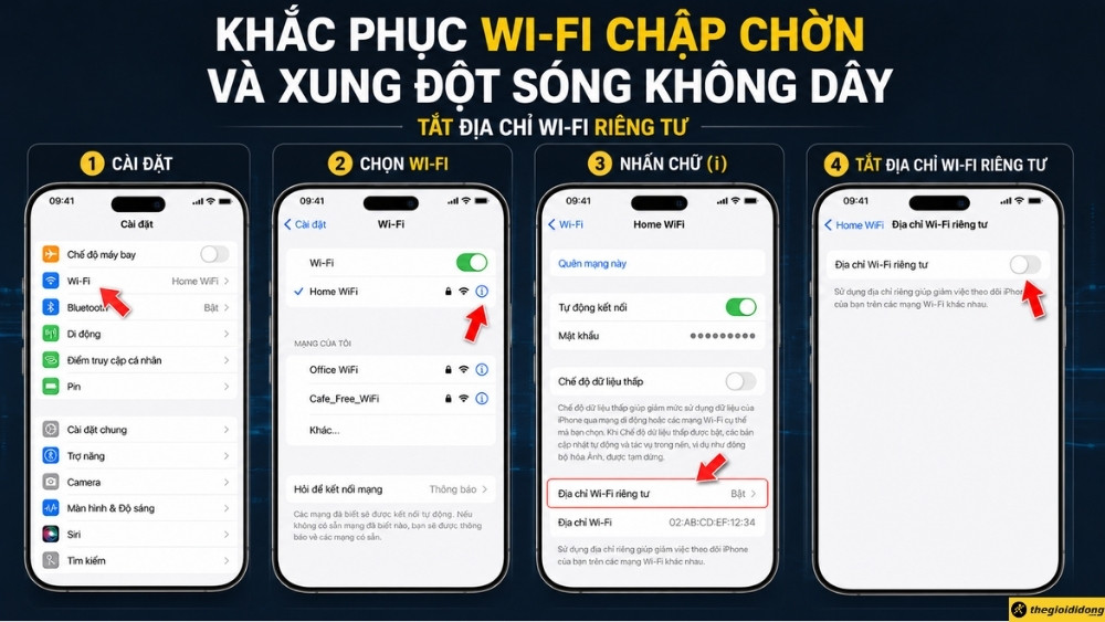 Khắc phục kết nối Wi-Fi chập chờn Khắc phục kết nối Wi-Fi chập chờn