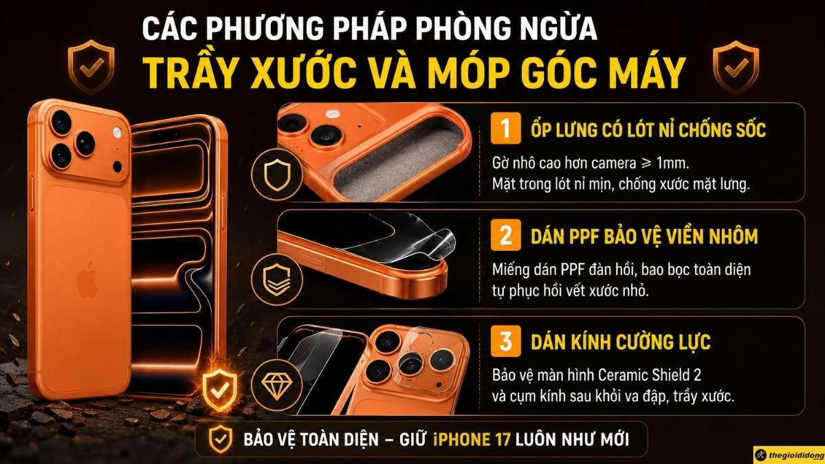 Cách phòng ngừa trầy xước và móp góc máy Cách phòng ngừa trầy xước và móp góc máy