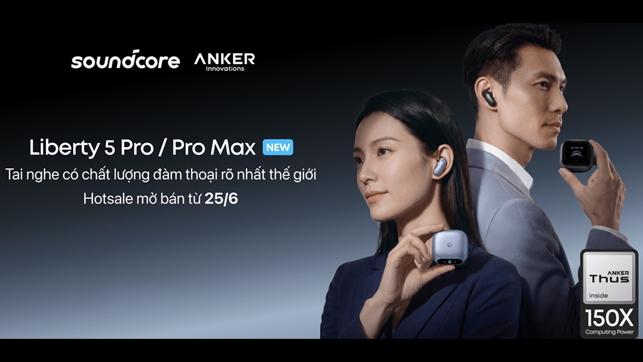 Nhận ngay đặc quyền phòng chờ VIP tại sân bay khi mua tai nghe Soundcore Liberty 5 Pro Max