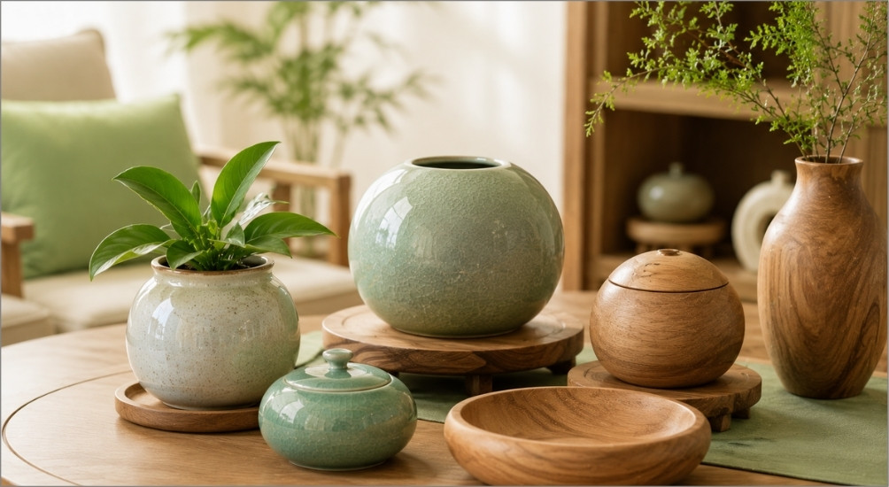 Người sinh năm 1994 hãy ưu tiên các đồ vật có thiết kế bo tròn mềm mại hoặc các vật phẩm bằng gỗ, gốm sứ