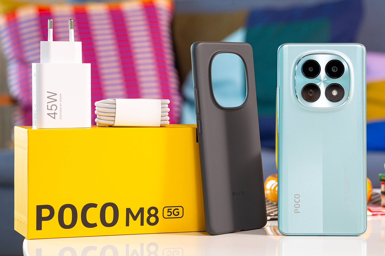 Trên tay POCO M8 5G Mở hộp