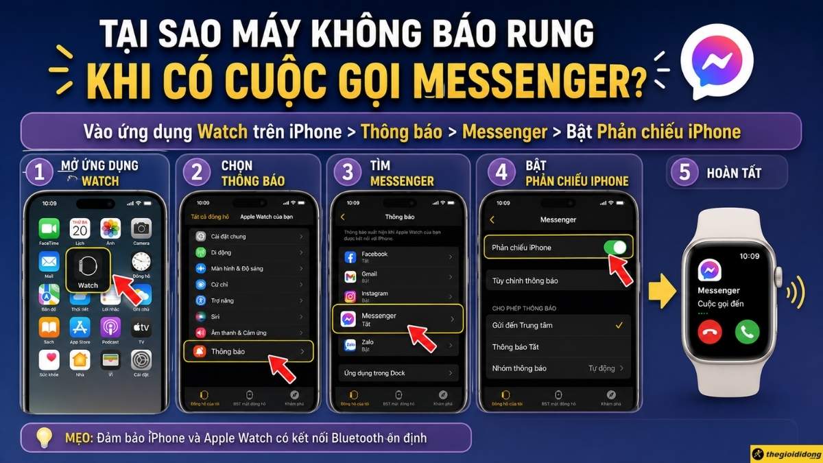 Gạt bật chế độ Phản chiếu iPhone