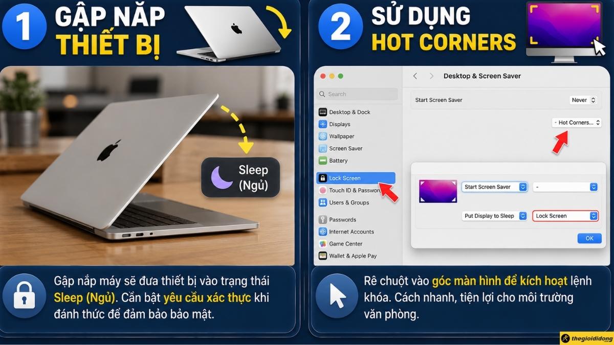 Gập nắp thiết bị