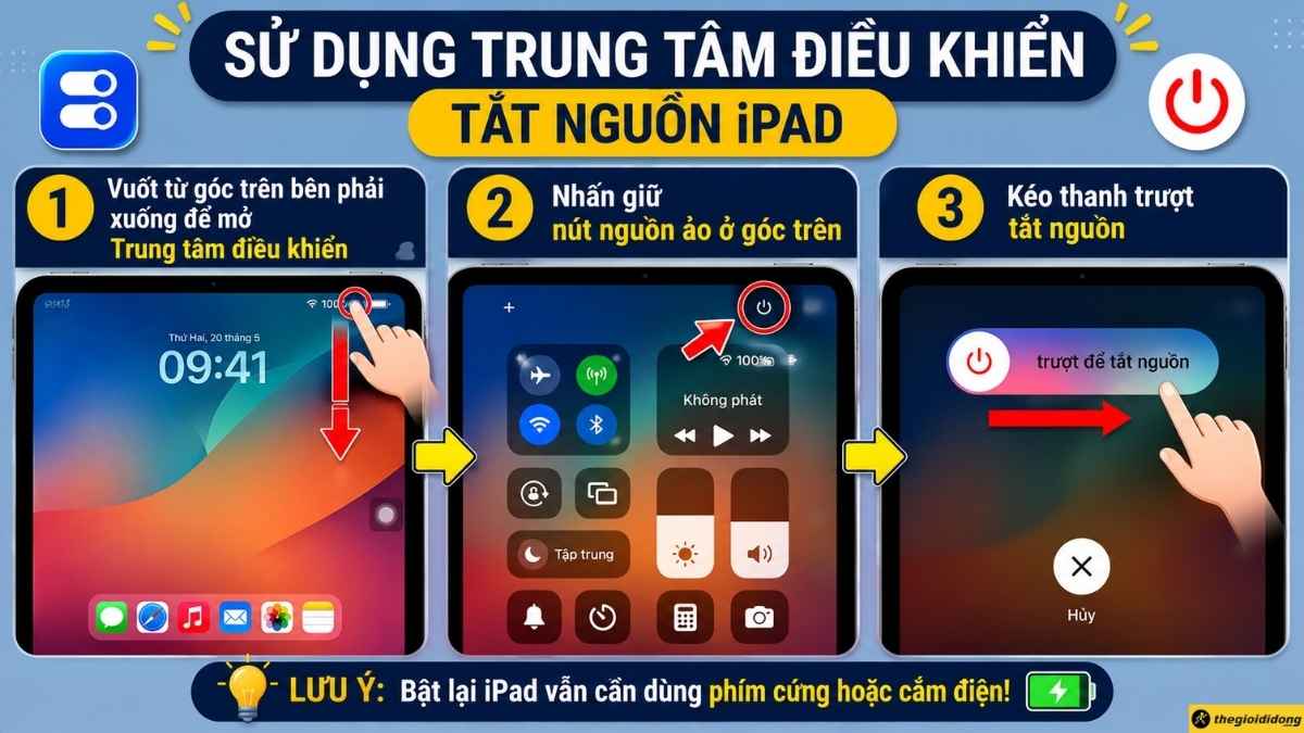 Sử dụng Trung t&acirc;m điều khiển