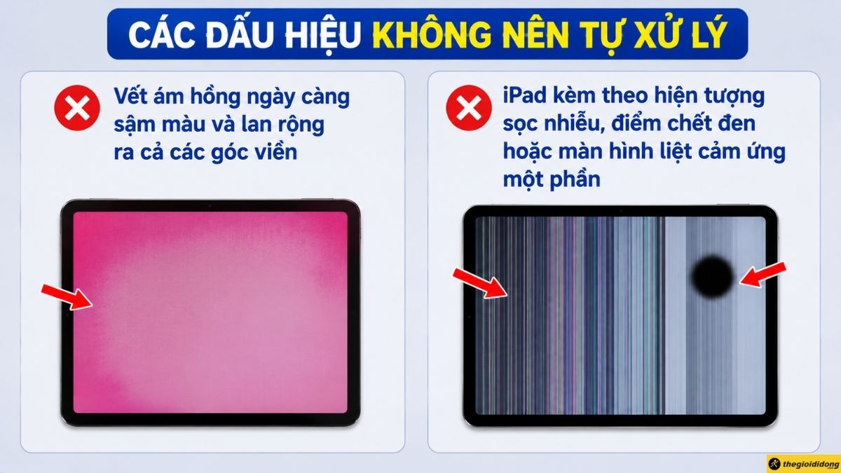 C&aacute;c dấu hiệu kh&ocirc;ng n&ecirc;n tự xử l&yacute;