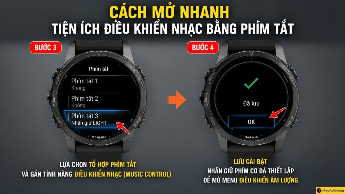 G&aacute;n t&iacute;nh năng Điều khiển nhạc (Music Control)