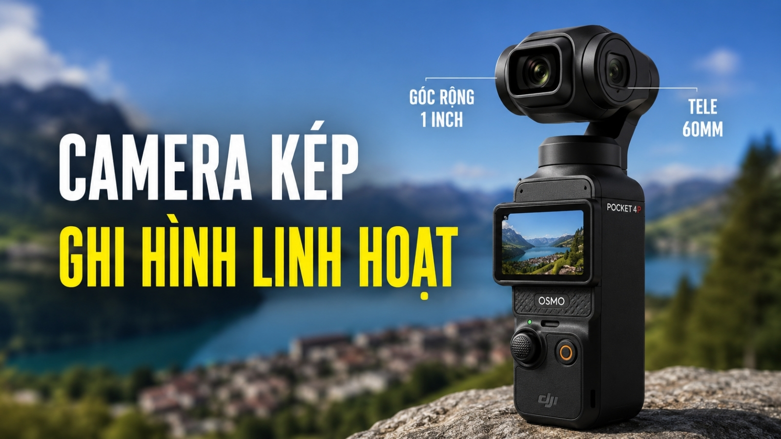 DJI Osmo Pocket 4P camera kép DJI Osmo Pocket 4P camera kép