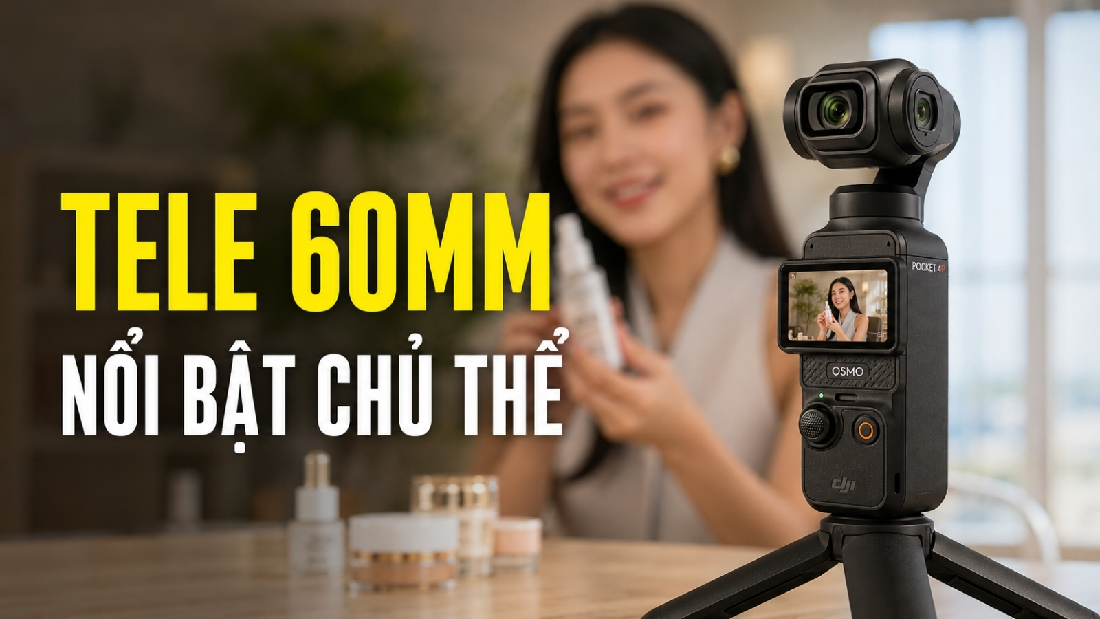 DJI Osmo Pocket 4P ống kính tele 60mm DJI Osmo Pocket 4P ống kính tele 60mm