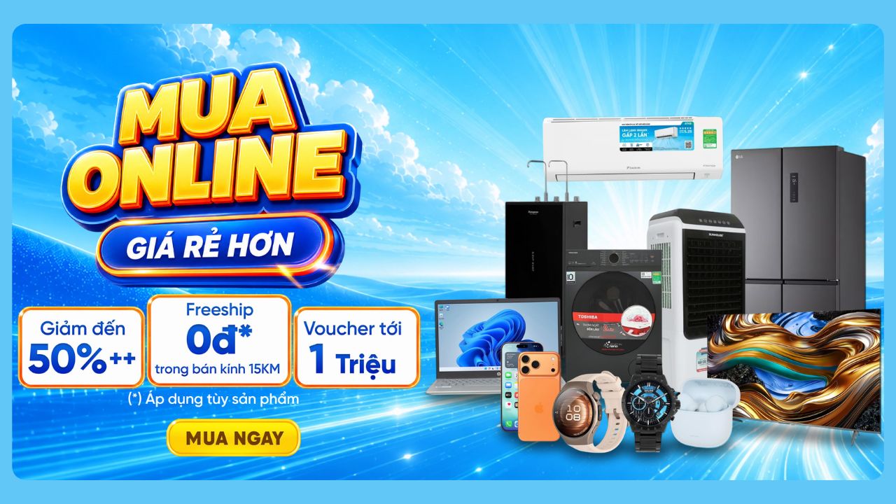 MWG Shop sale cuối tháng