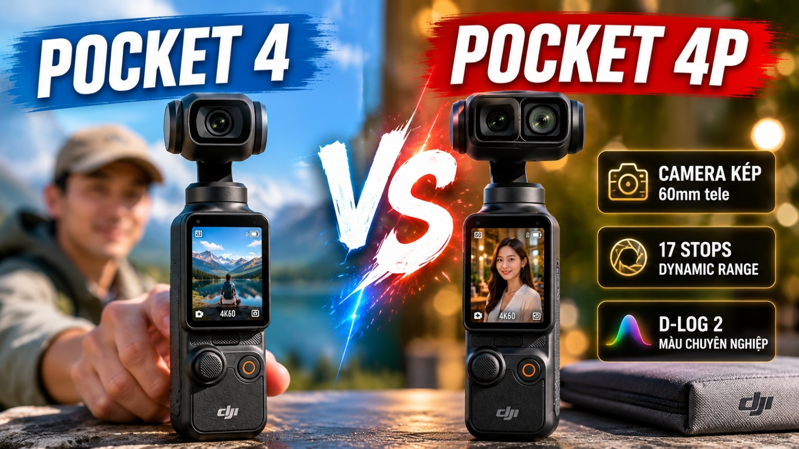  DJI Osmo Pocket 4P l&agrave; lựa chọn cao hơn cho người quay nghi&ecirc;m t&uacute;c hơn