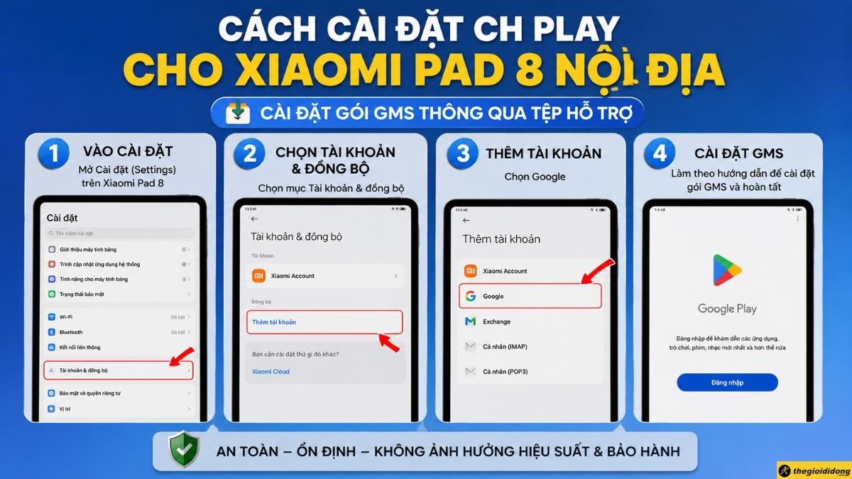 C&agrave;i đặt g&oacute;i GMS th&ocirc;ng qua tệp hỗ trợ