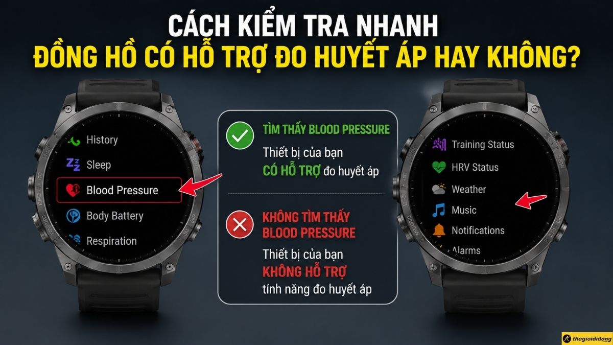 Cách kiểm tra smartwatch có tính năng đo huyết áp không Cách kiểm tra smartwatch có tính năng đo huyết áp không